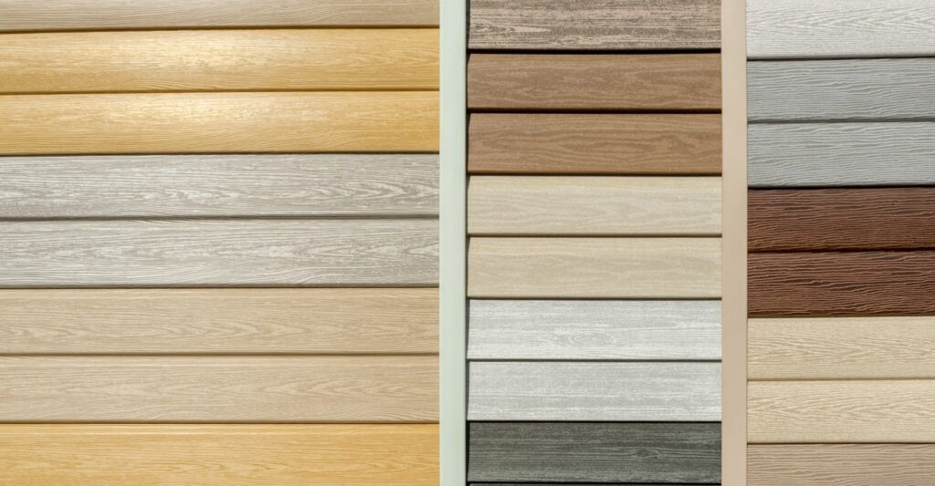 siding styles different colors