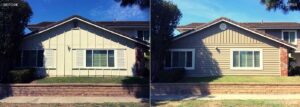 vinyl siding before and after project