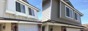 Vinyl Siding Before and After Project